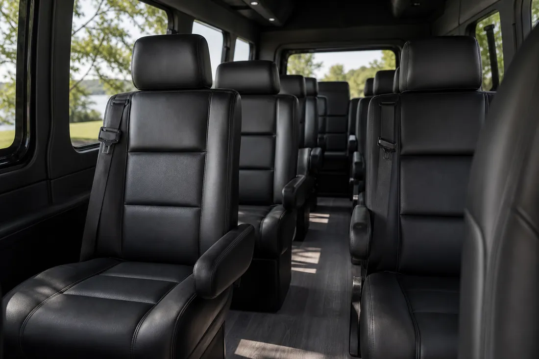 Clean & inspected before every trip, Houston Van Service