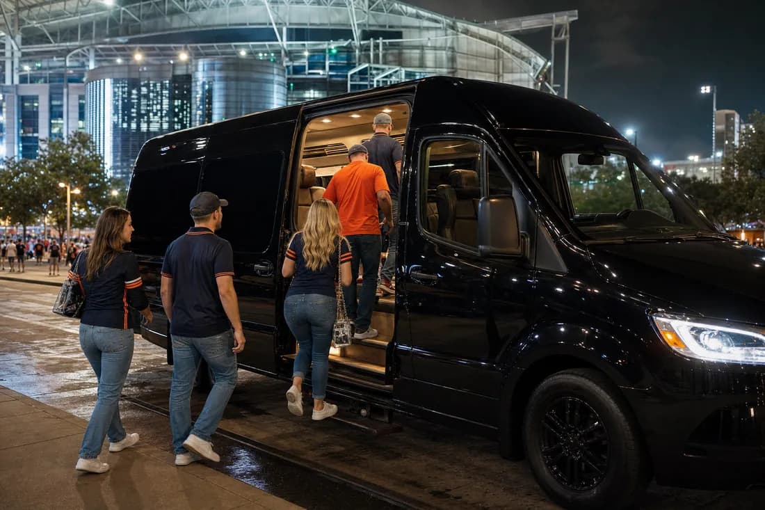 Sporting & Concert Events, Houston Van Service